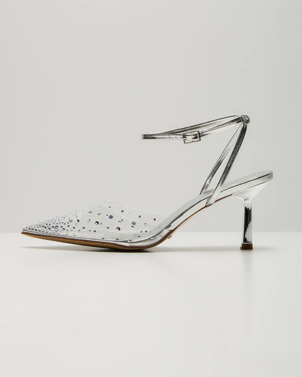 In the Spirit Clear Rhinestone Heels