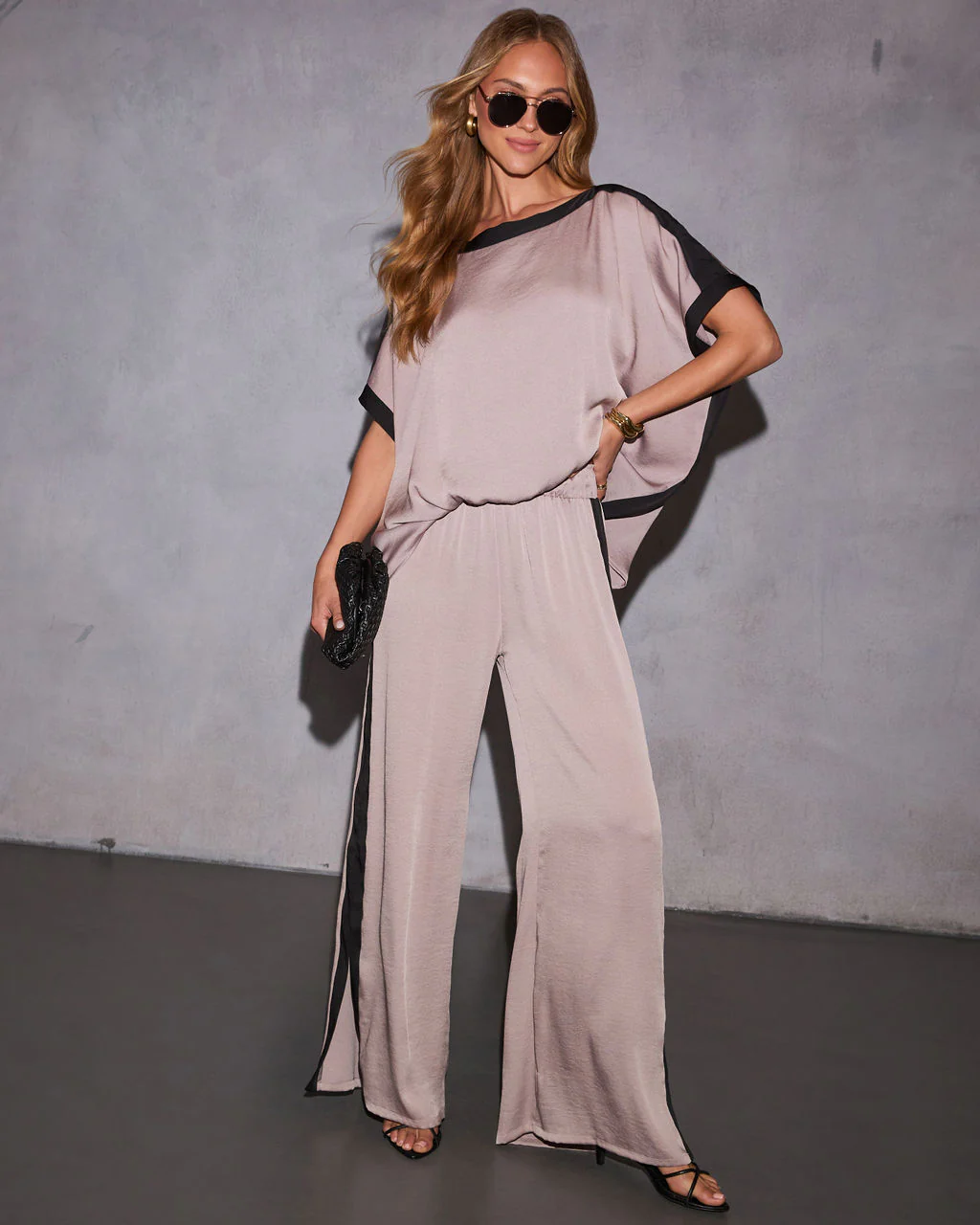 Lainey Contrast Trim Top