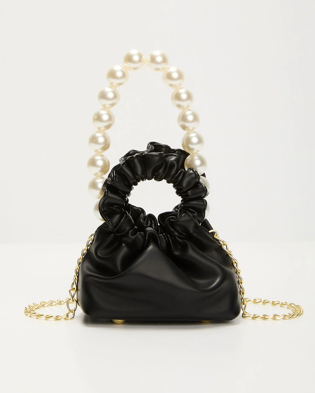 Vicky Pearl Top Handle Mini Pouch Bag