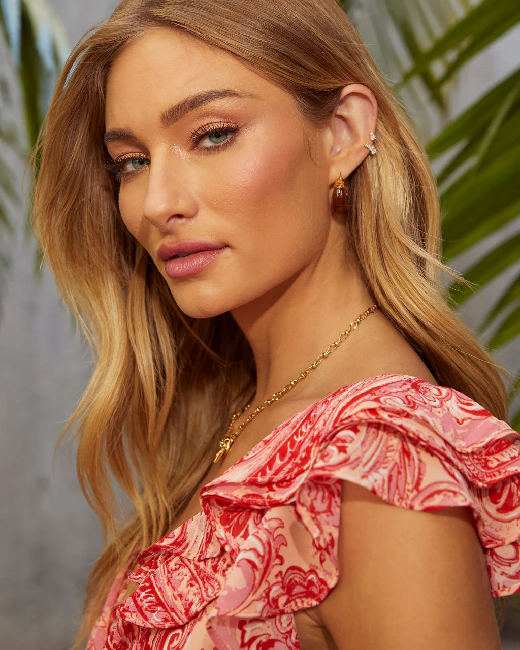 Lucite Hoop Earrings