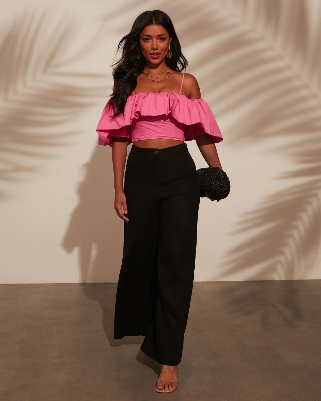 Marbella Off the Shoulder Crop Top