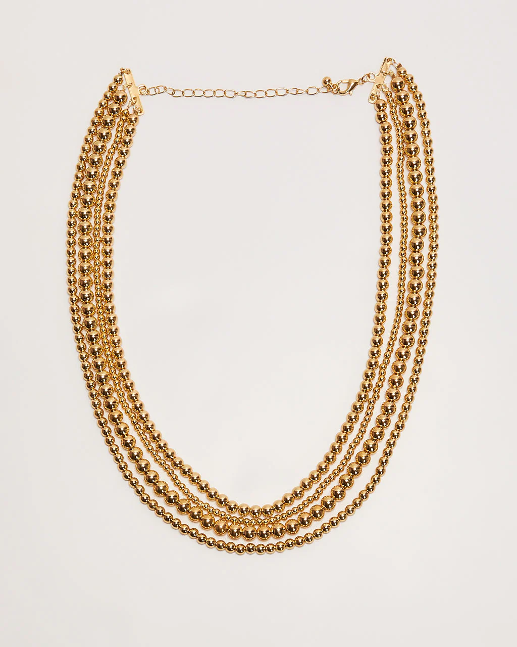 Golden Girl Layered Beaded Necklace