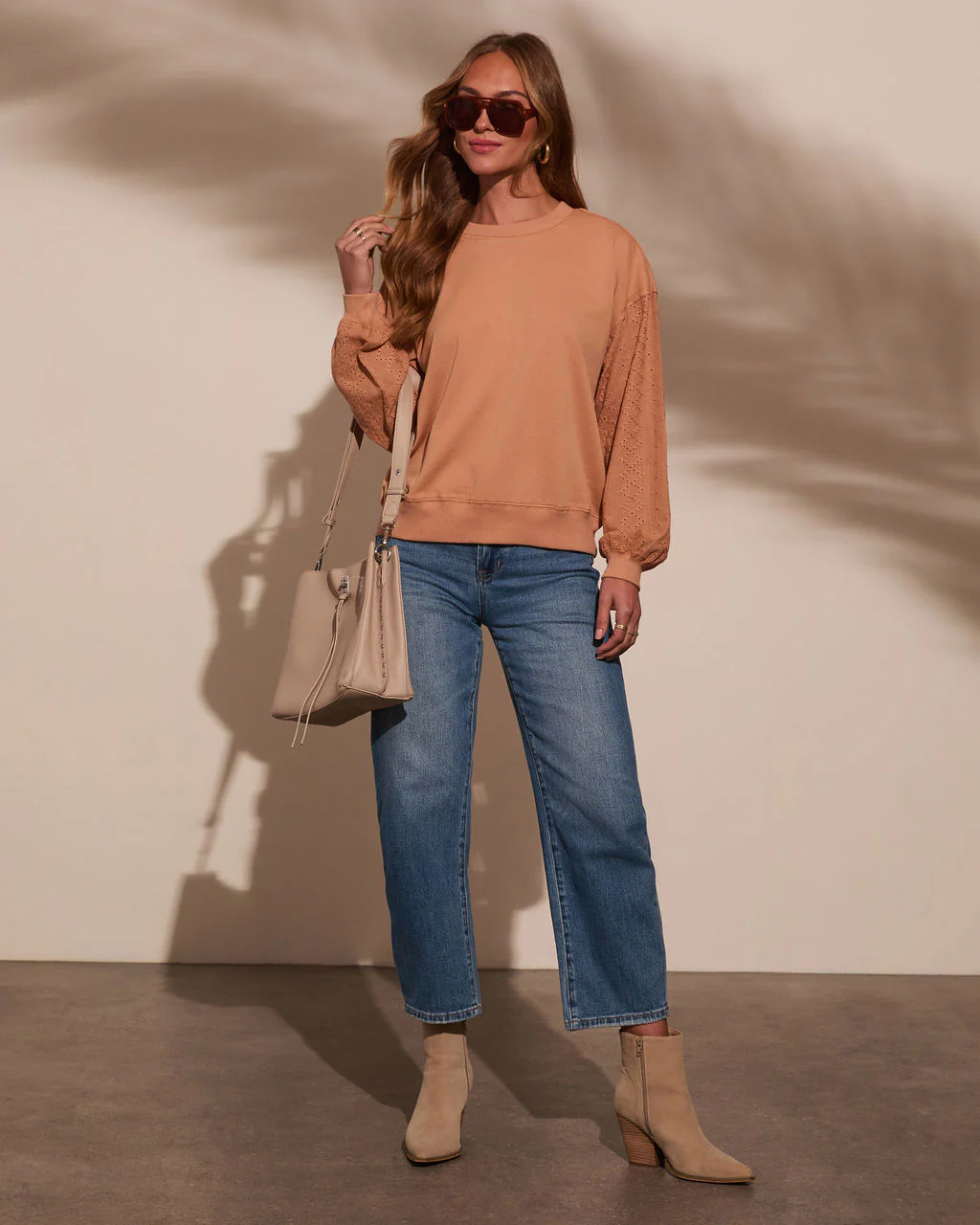 Soft Seasons Relaxed Oversized Sweatshirt