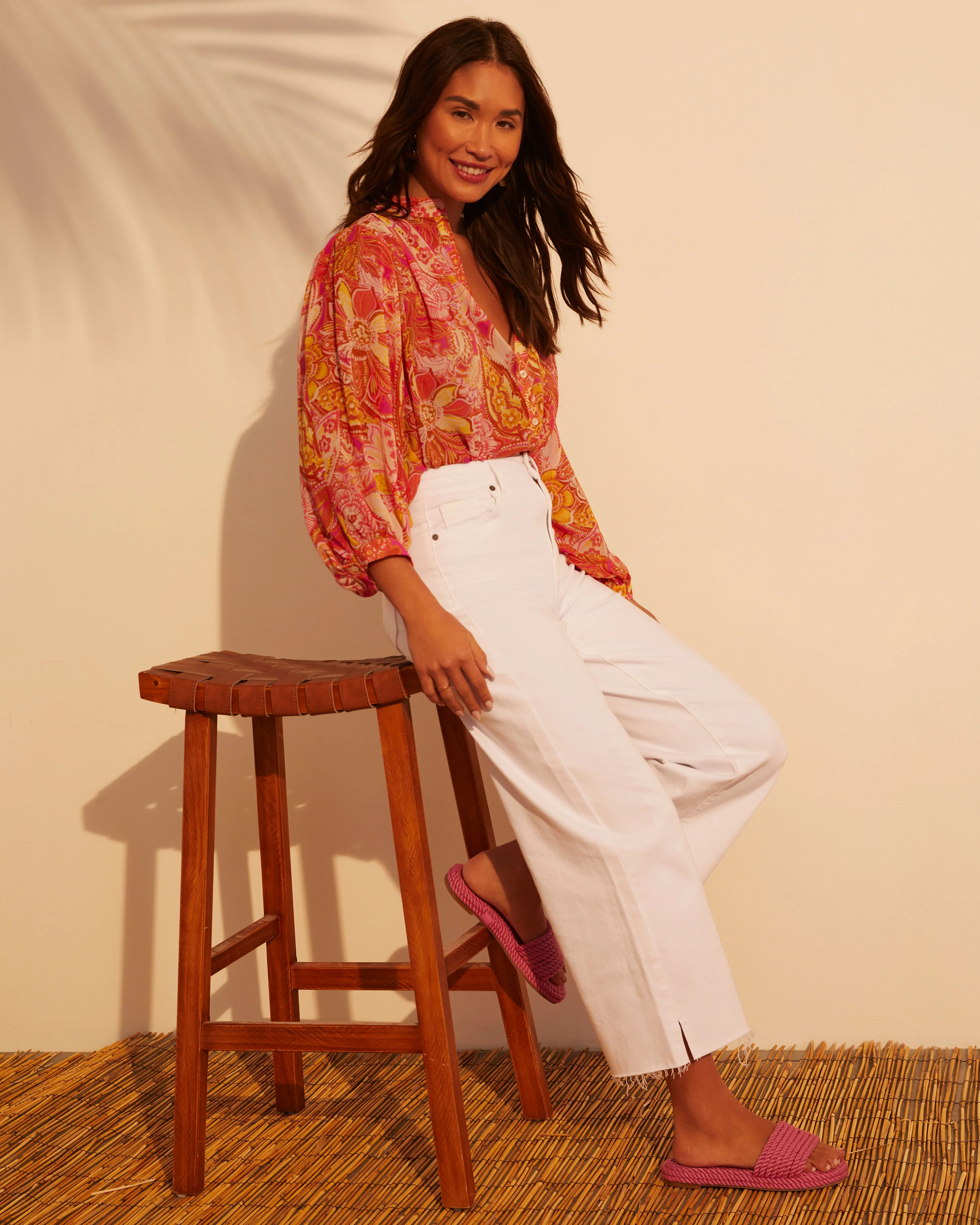 Jolene High Rise Straight Leg Jeans