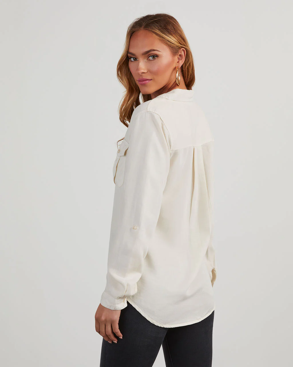 Katana Chambray Utility Top