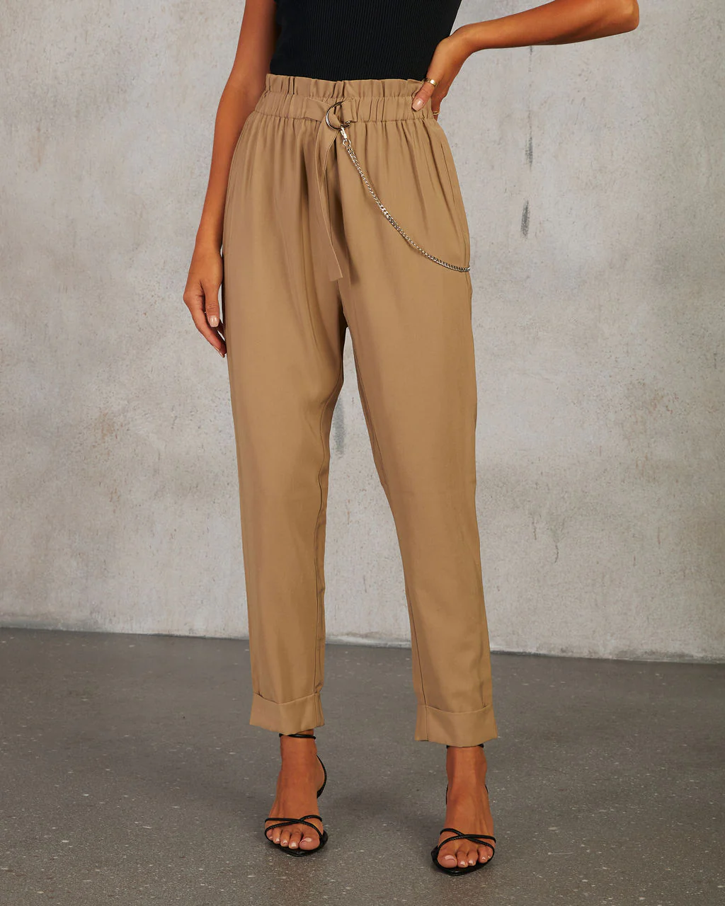 Double Take High Rise Cropped Trouser
