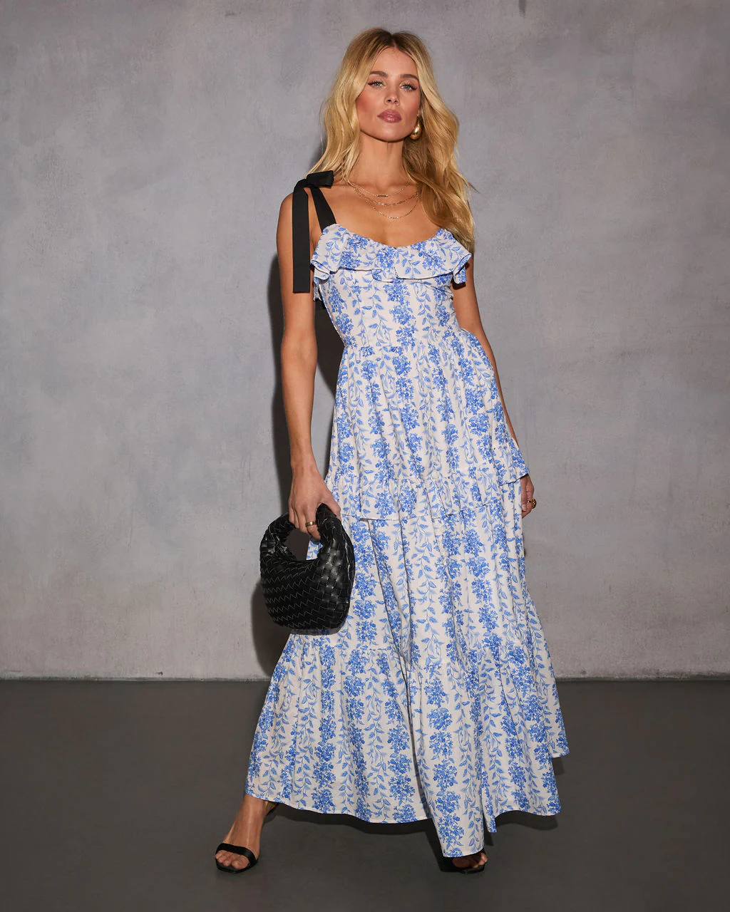 Willow Wisp Tiered Floral Maxi Dress