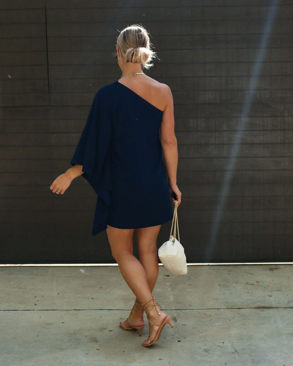 Side To Side One Shoulder Statement Dress