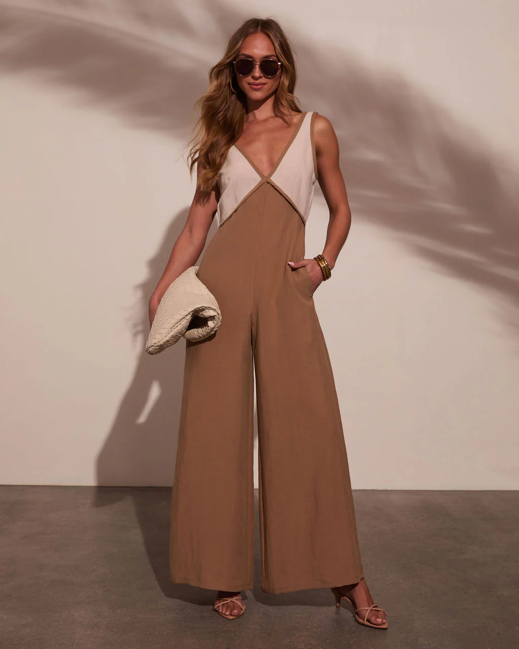 Harmony Hues Colorblock Bust Jumpsuit