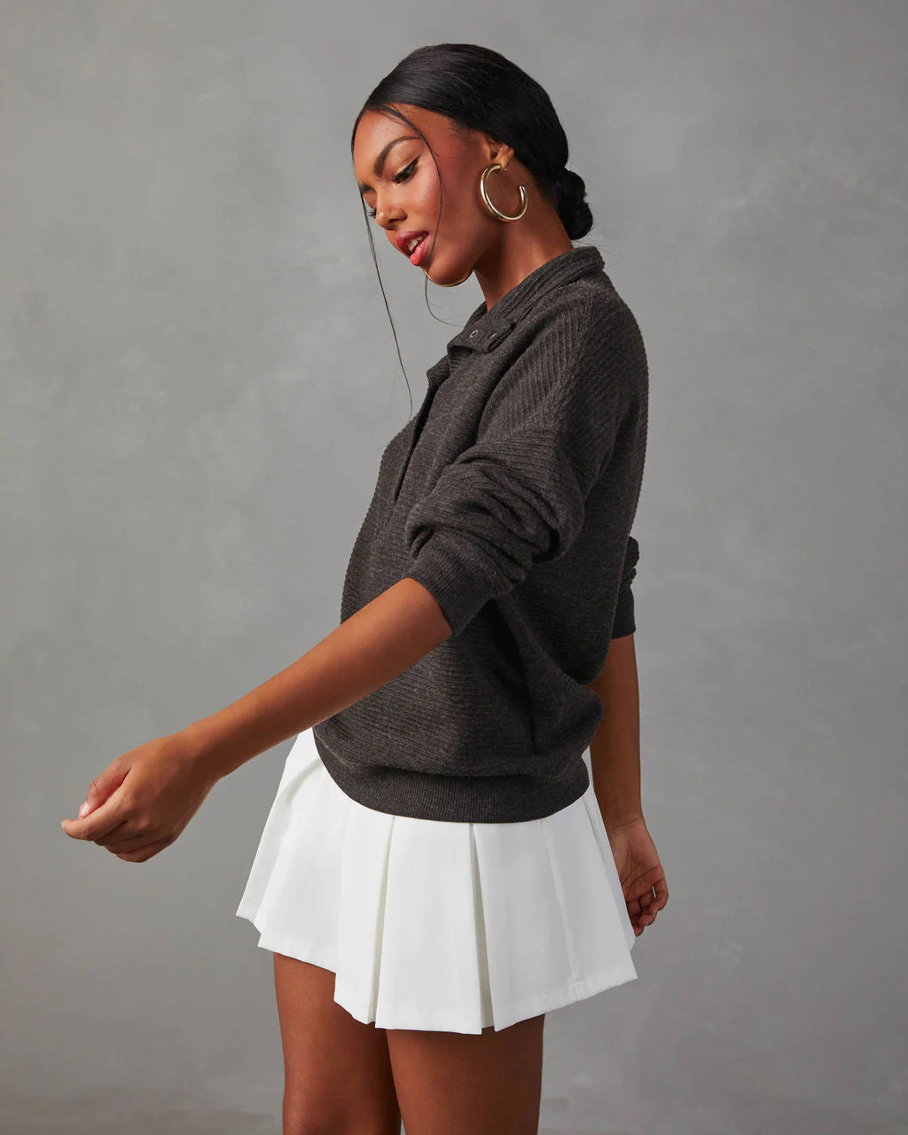 Kinsleigh Collared Pullover Sweater