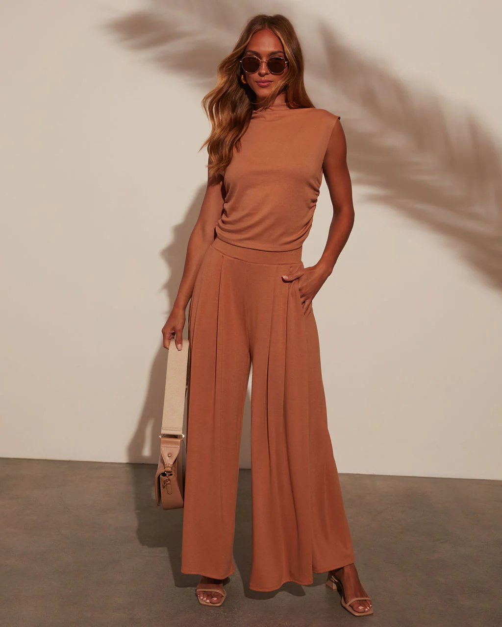 Tatum High Waisted Wide Leg Pants