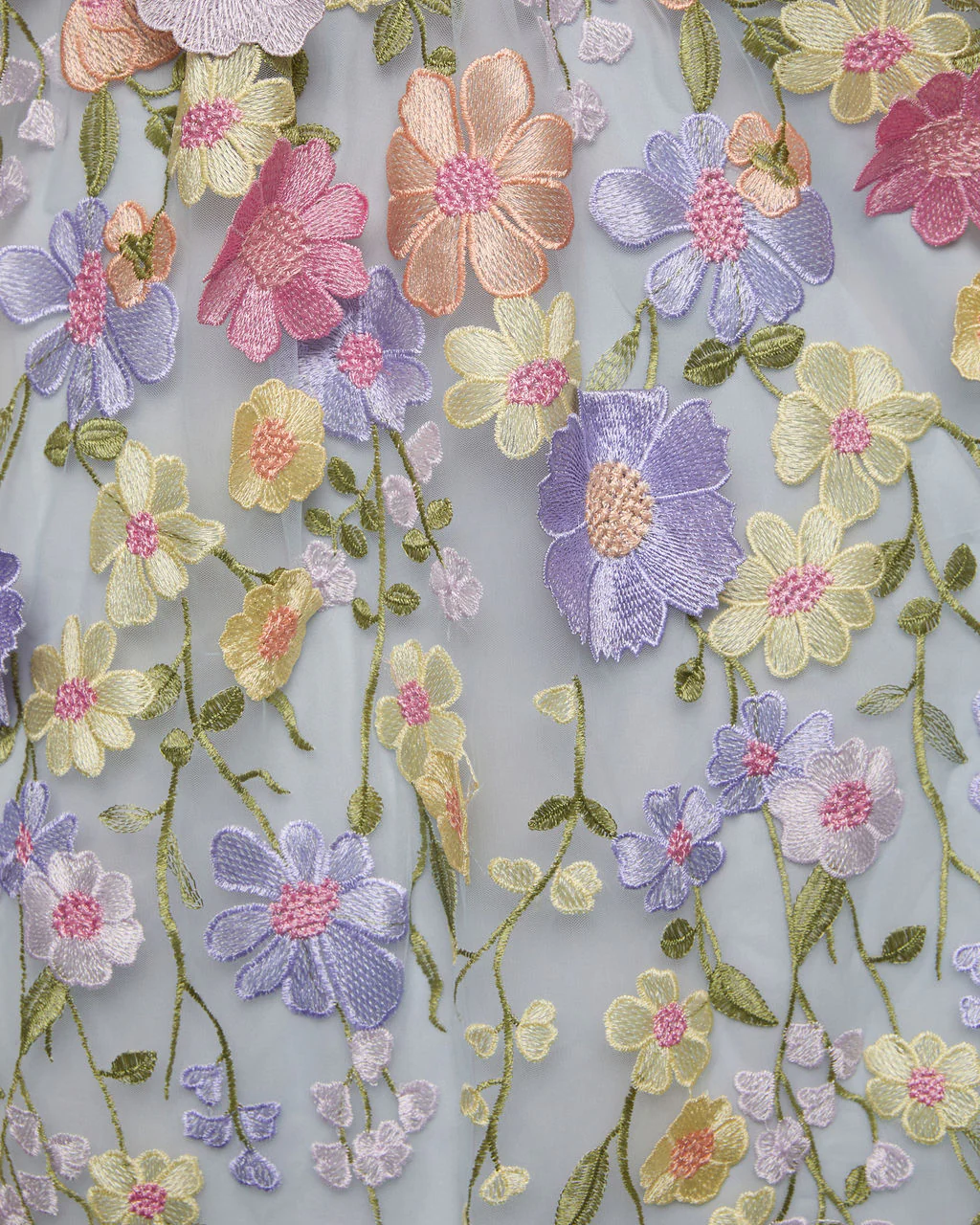 Falling Petals Floral Midi Dress