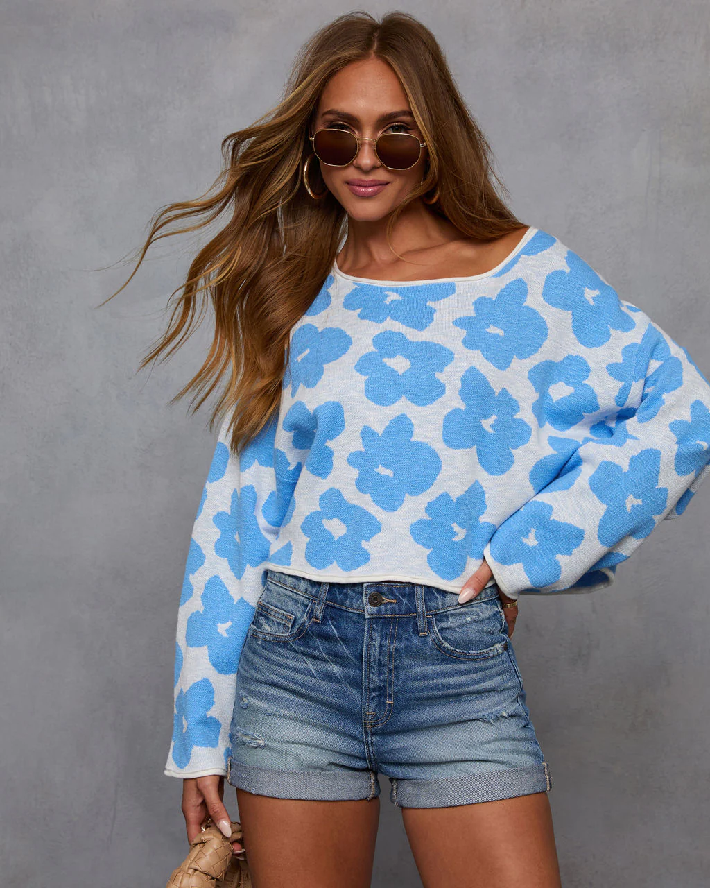 Dreaming Of Daisies Knit Sweater