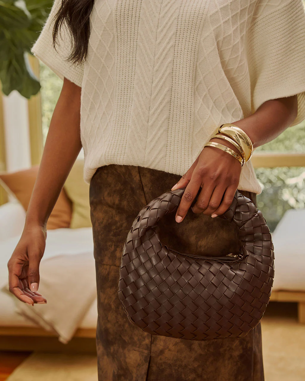 Tierra Woven Knot Handbag