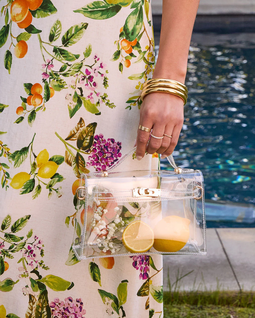 Right To You Clear Top Handle Bag