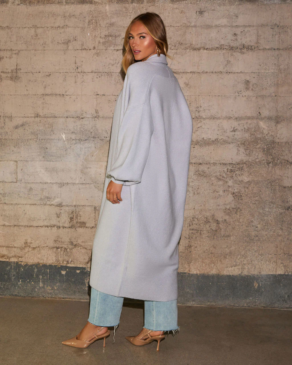 Kinglsey Open Front Long Cardigan