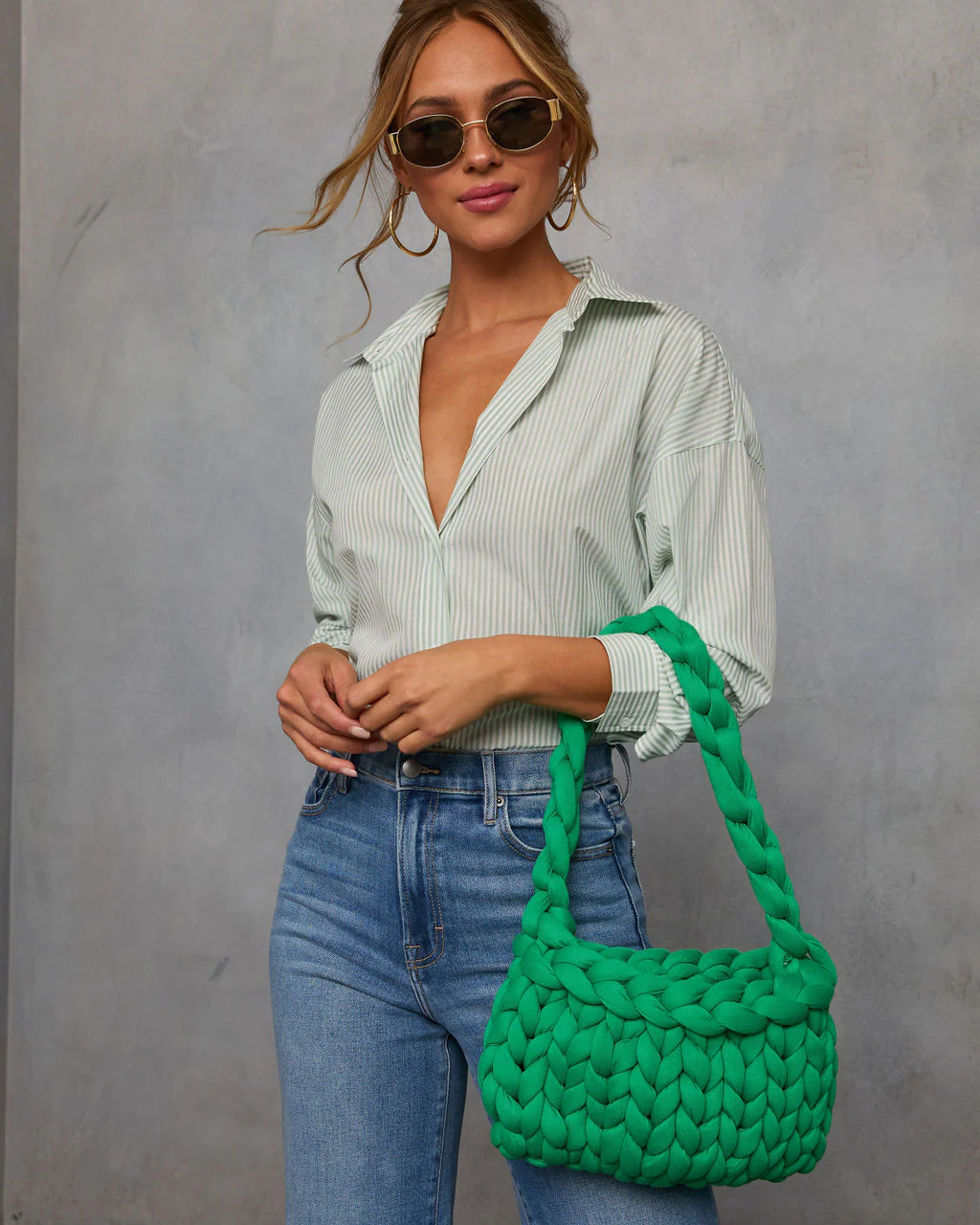 Avenia Braided Shoulder Bag