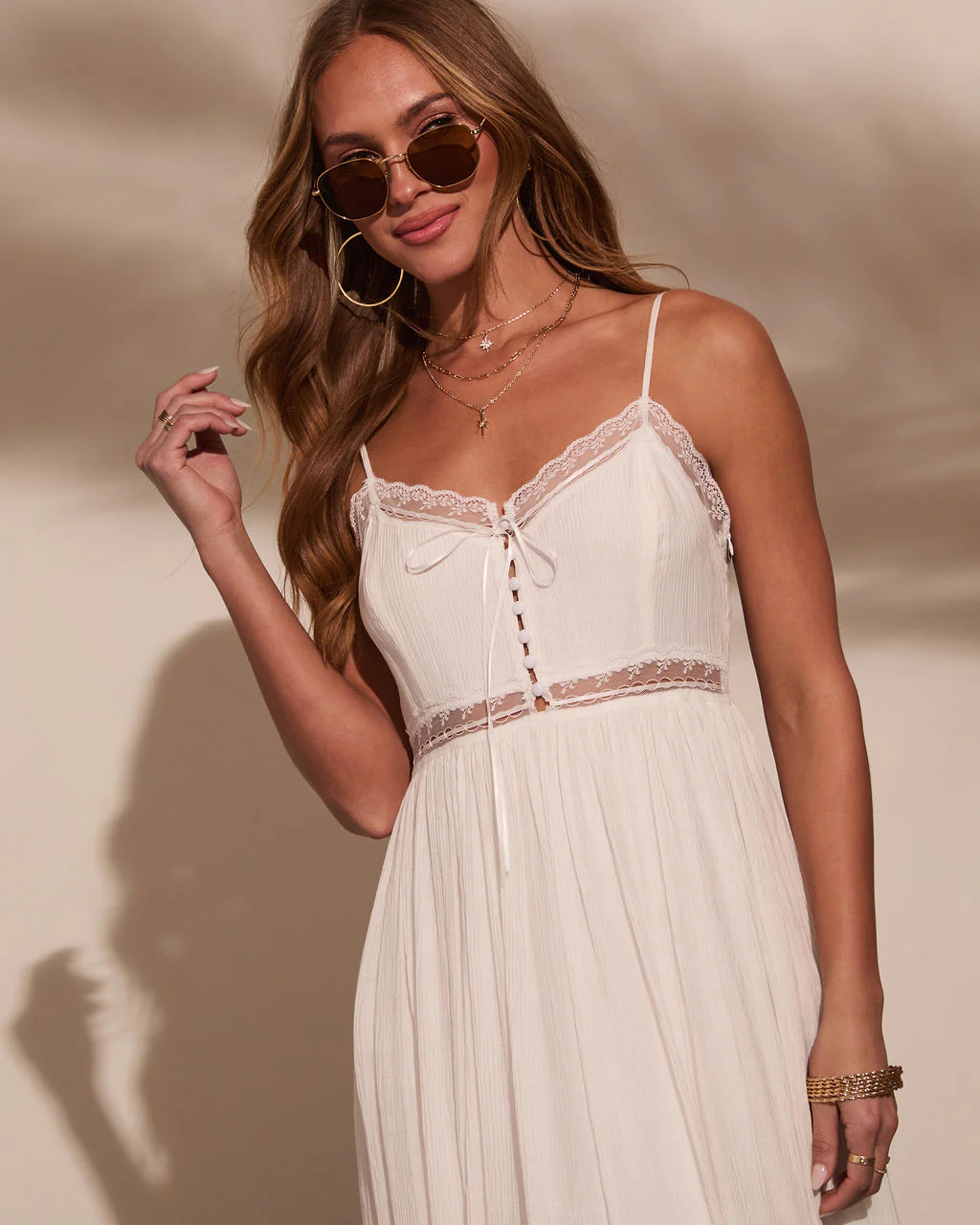 Pucker Up Plisse Maxi Dress