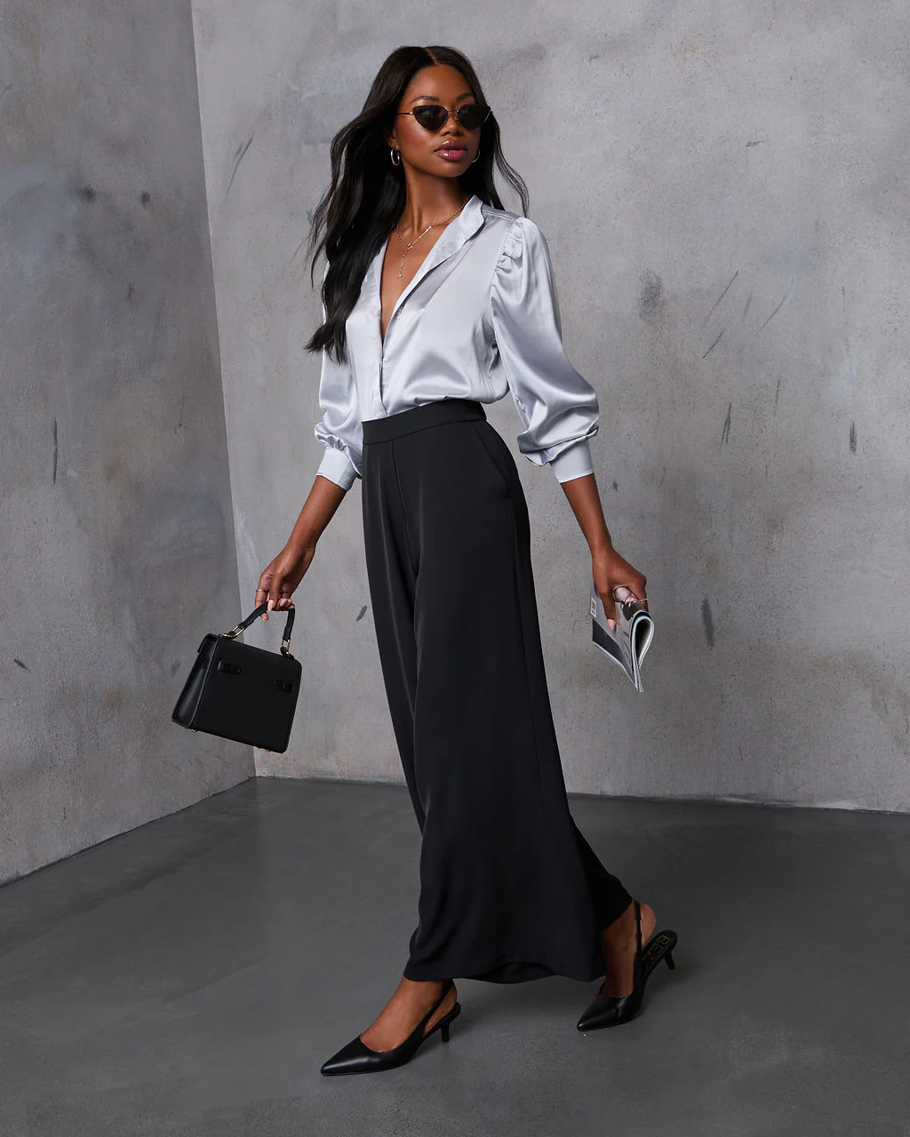 Madi Pocketed Wide Leg Pants