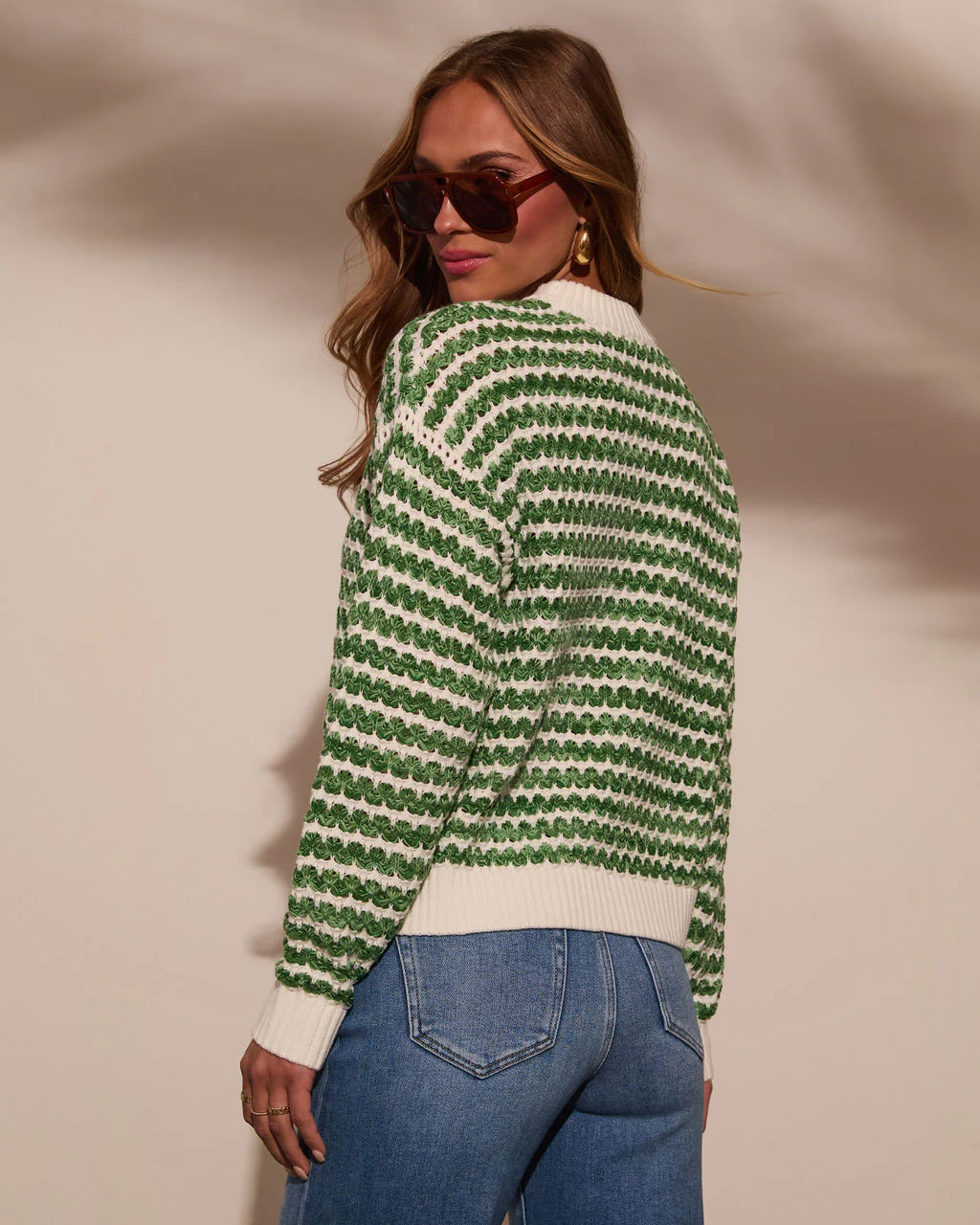 Liliana Striped Crewneck Sweater