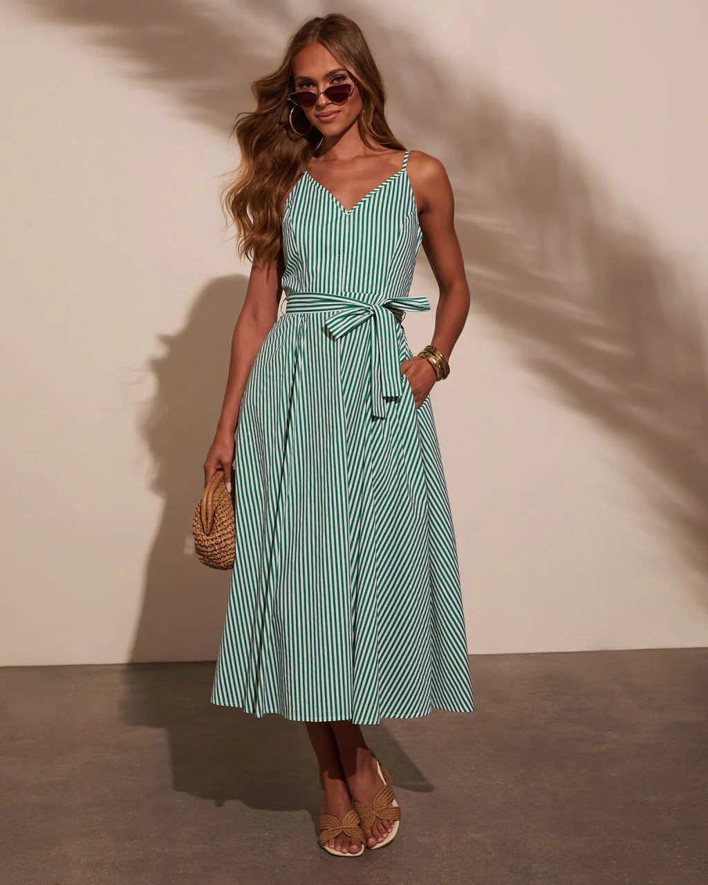 Lilliana Fit And Flare Midi Dress