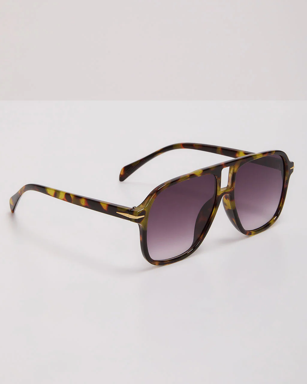 Capriana Large Tortoise Aviator Sunglasses