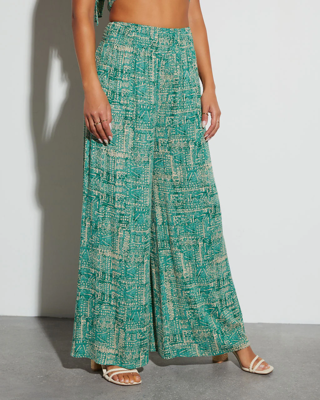 Nadia Printed Straight Leg Pants