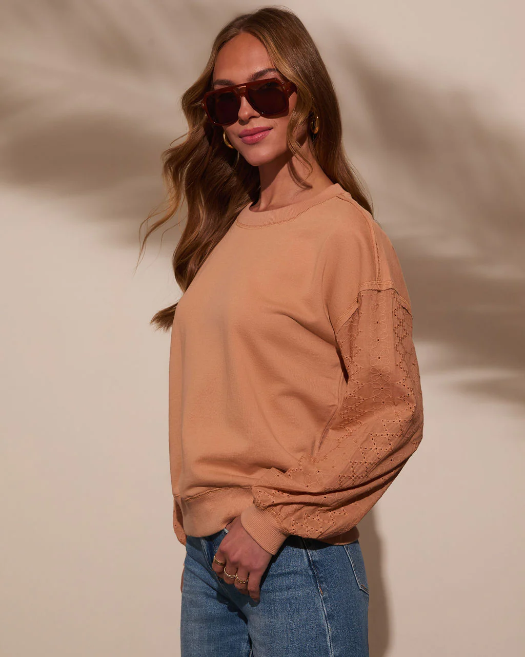 Soft Seasons Relaxed Oversized Sweatshirt
