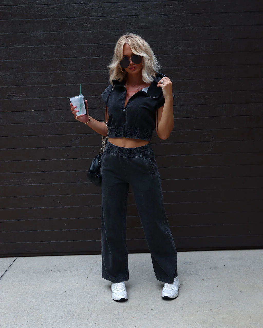 Tillie Sleeveless Zip Up Hoodie