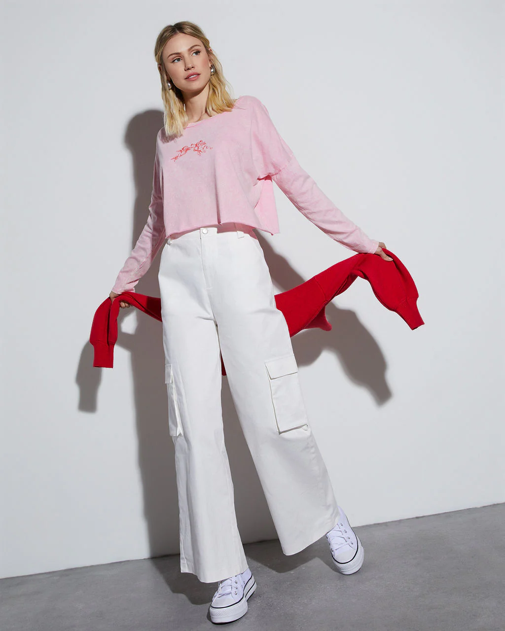 Cupid's Arrow Graphic Long Sleeve Tee