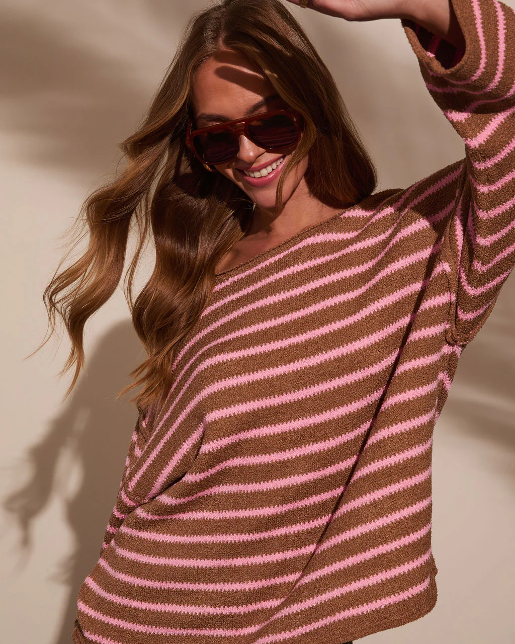 Pippa Striped Knit Sweater