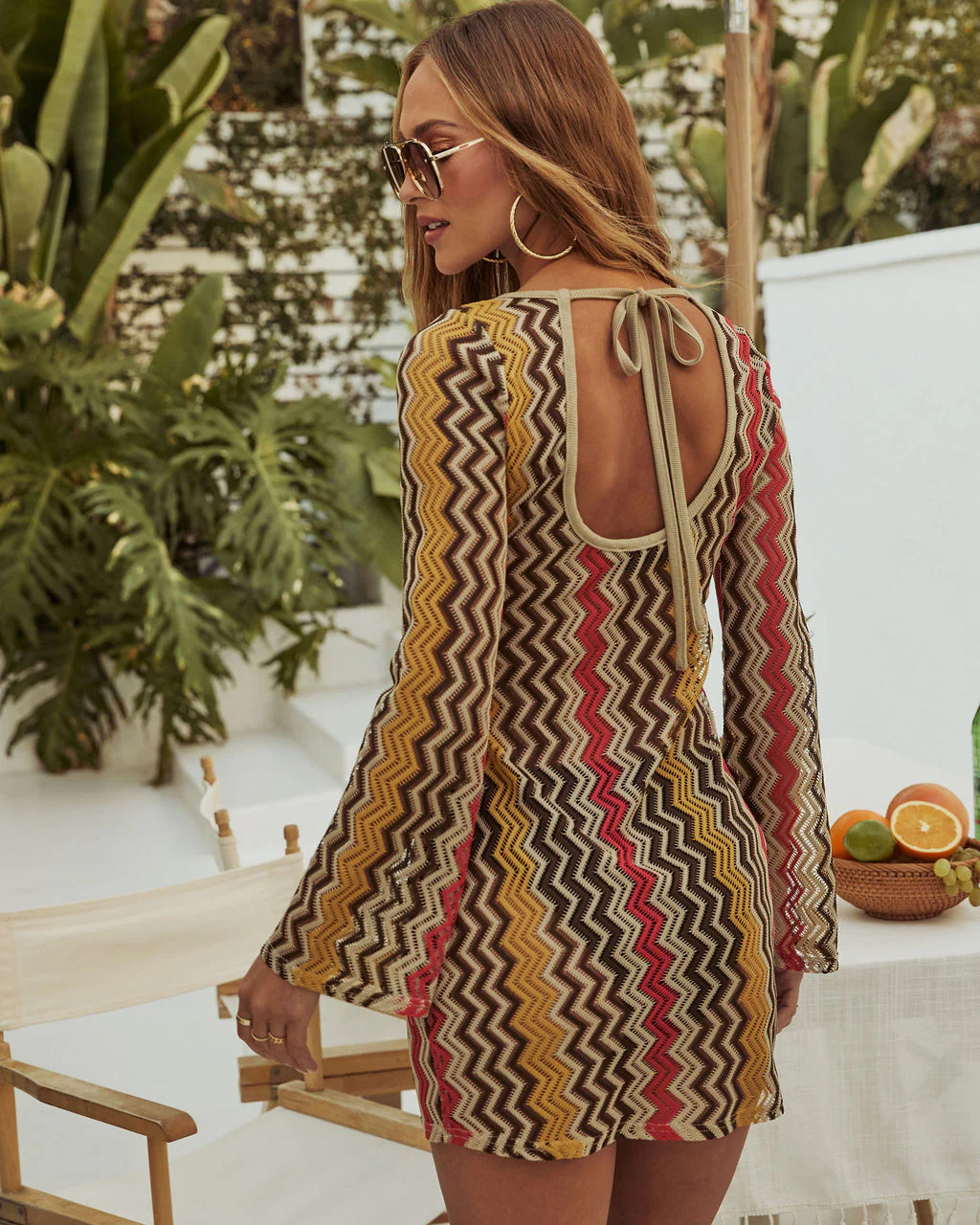 Hit The Tropics Cover Up Mini Dress