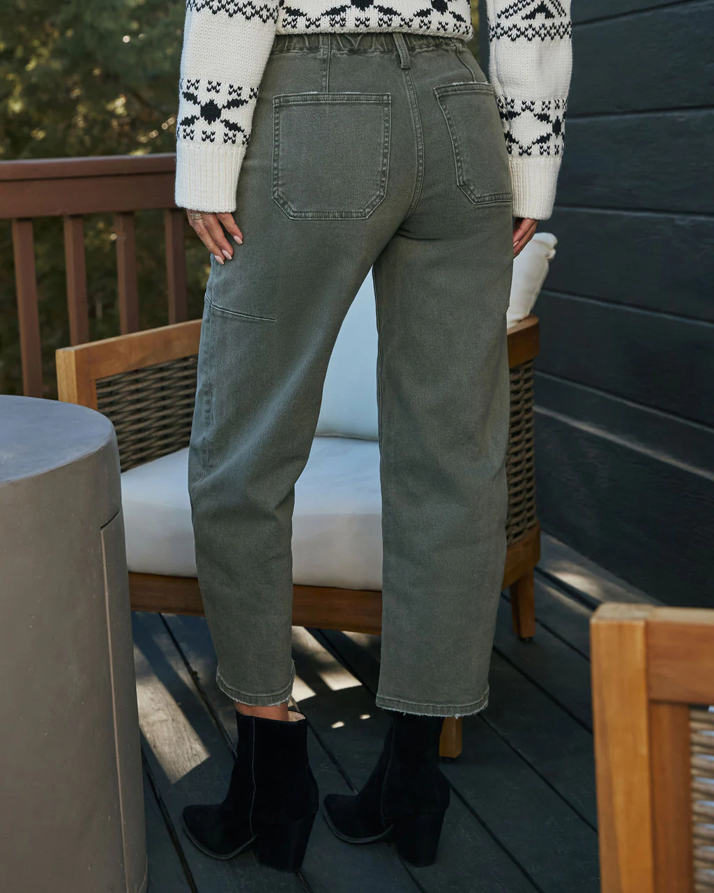Jilliane High Rise Barrel Jeans