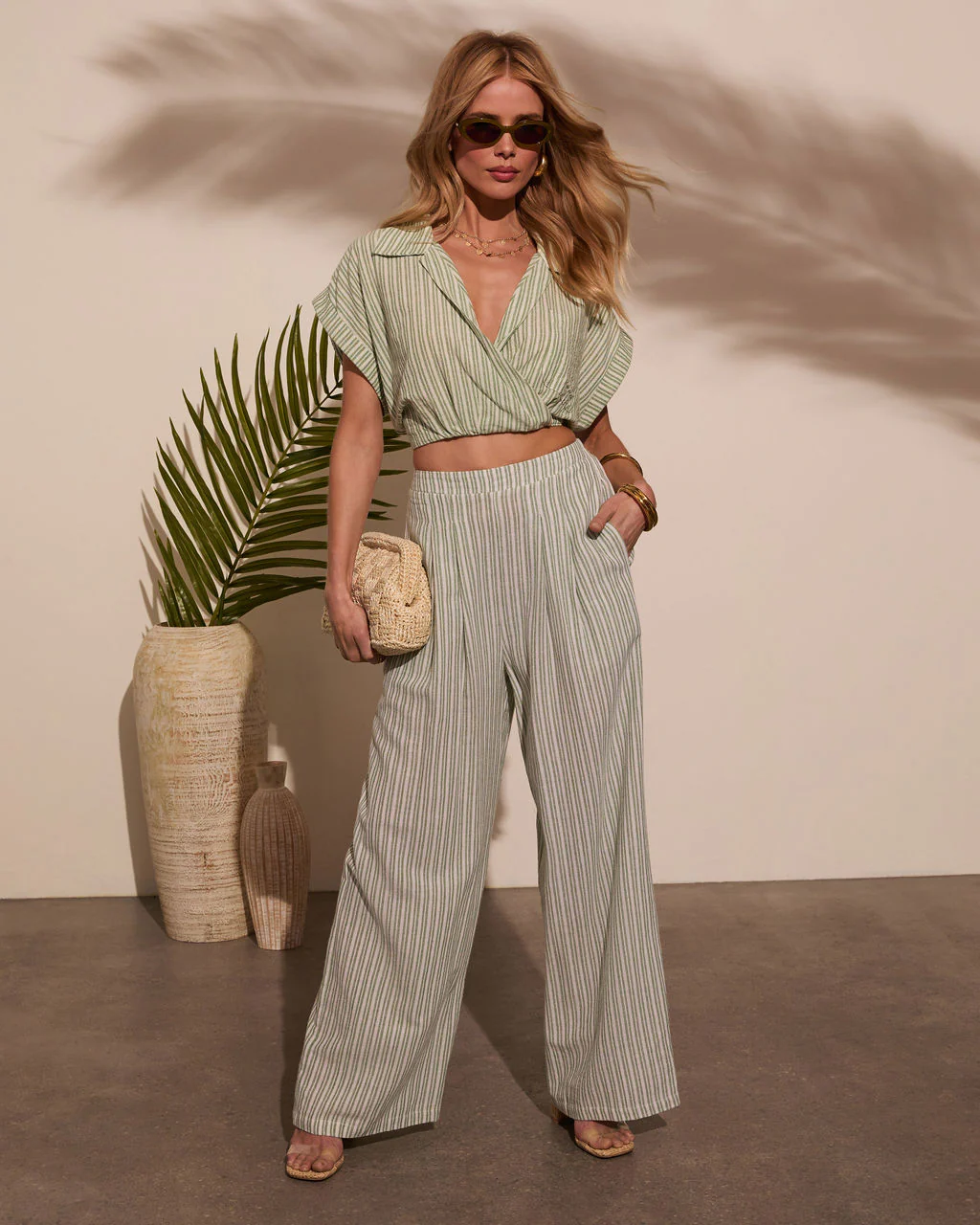 Seas the Day Striped Wide Leg Pants