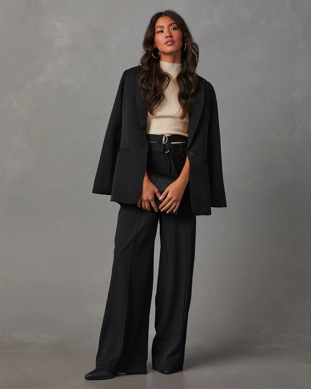 Juliana Double Belted Trouser Pants