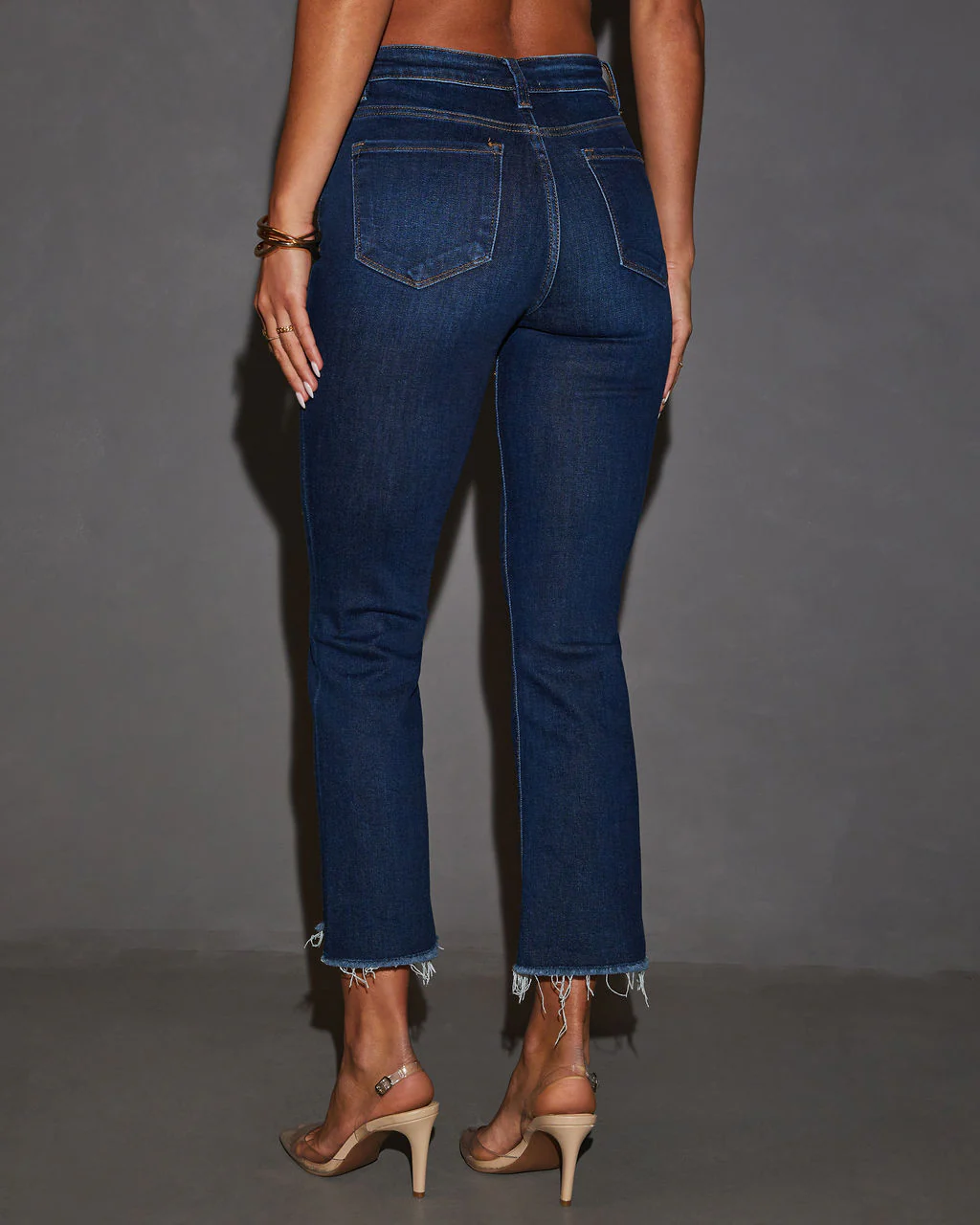 Cortez Cropped High Waist Jeans