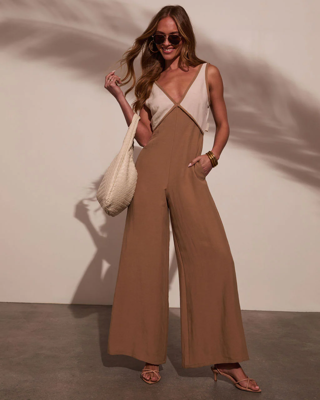 Harmony Hues Colorblock Bust Jumpsuit