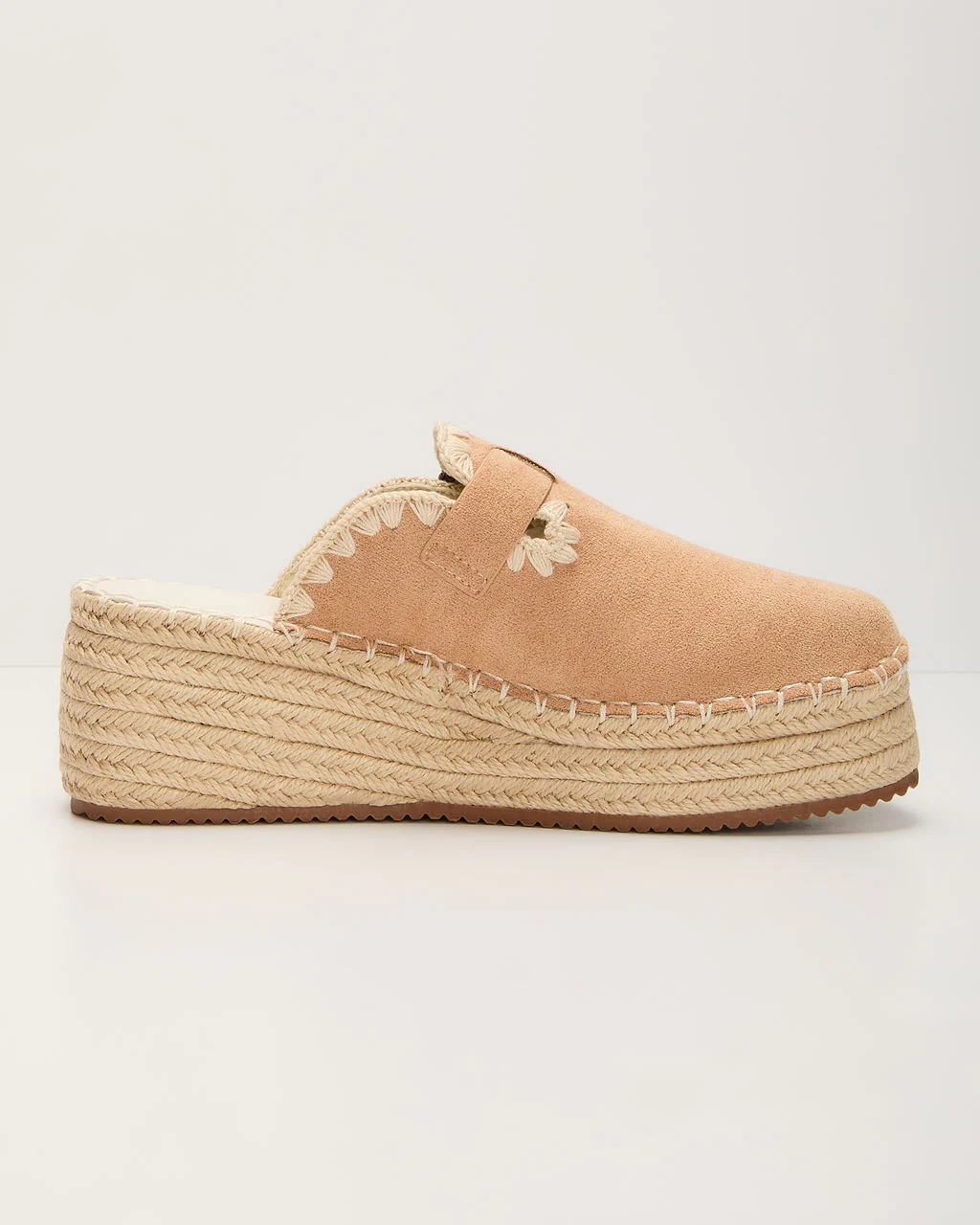 Esme Suede Platform Mule