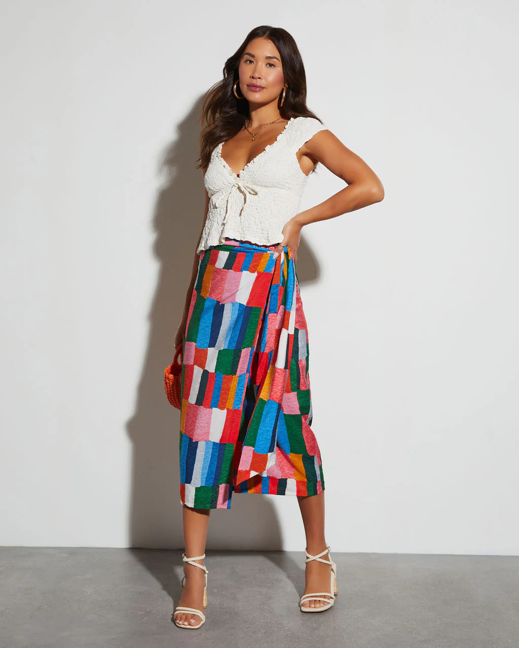 Katrina Sweetheart Short Sleeve Top