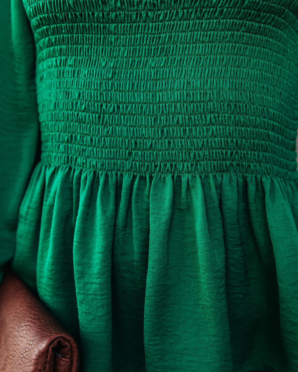 Down To Business Smocked Blouse