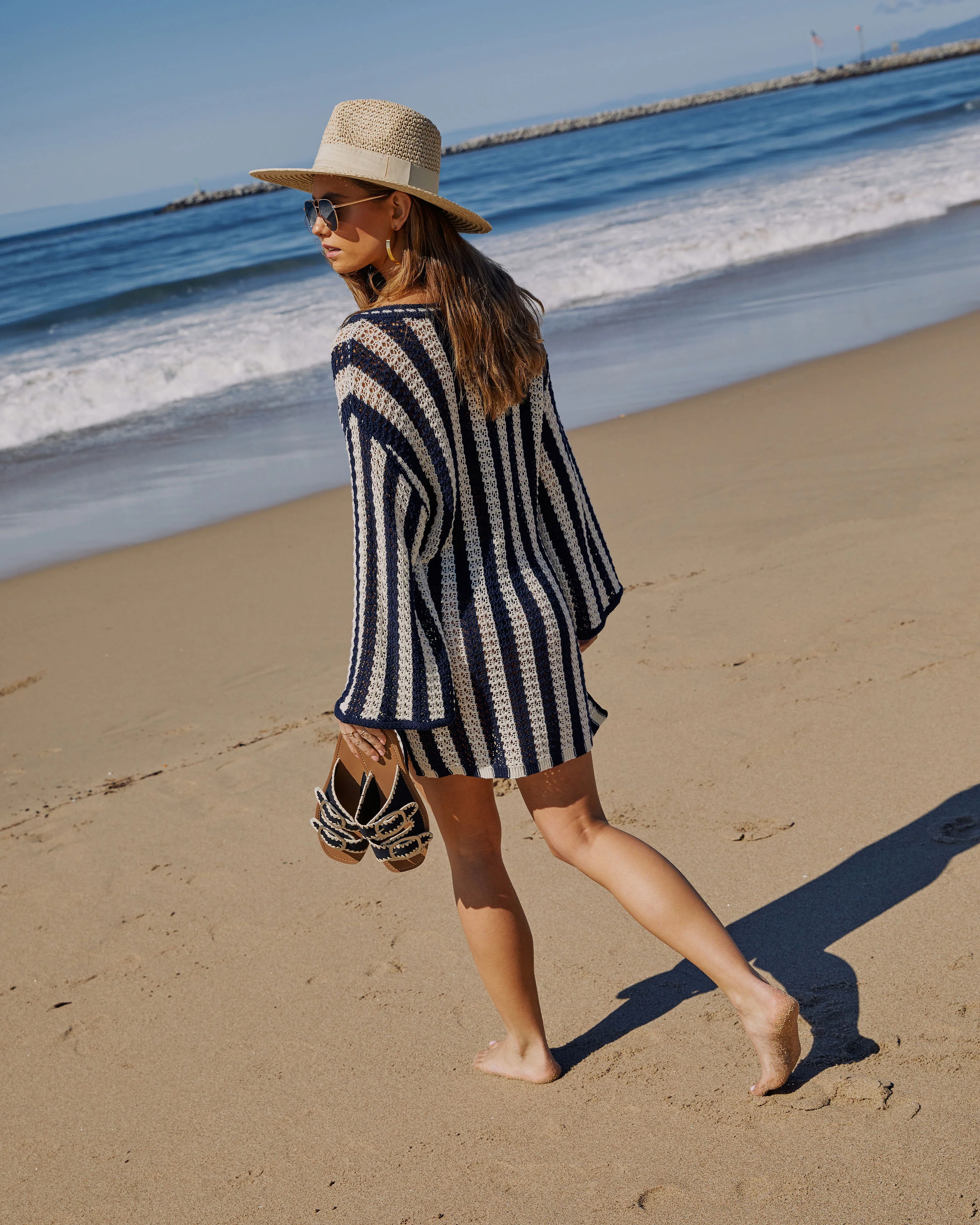 Montauk Striped Coverup Dress