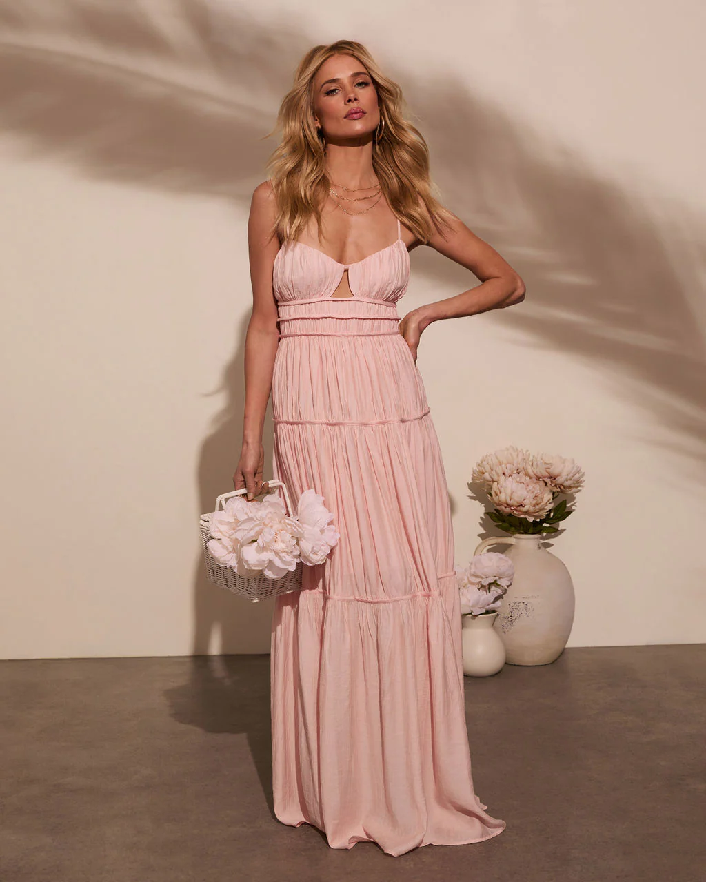 Poppy Ruched Maxi Dress