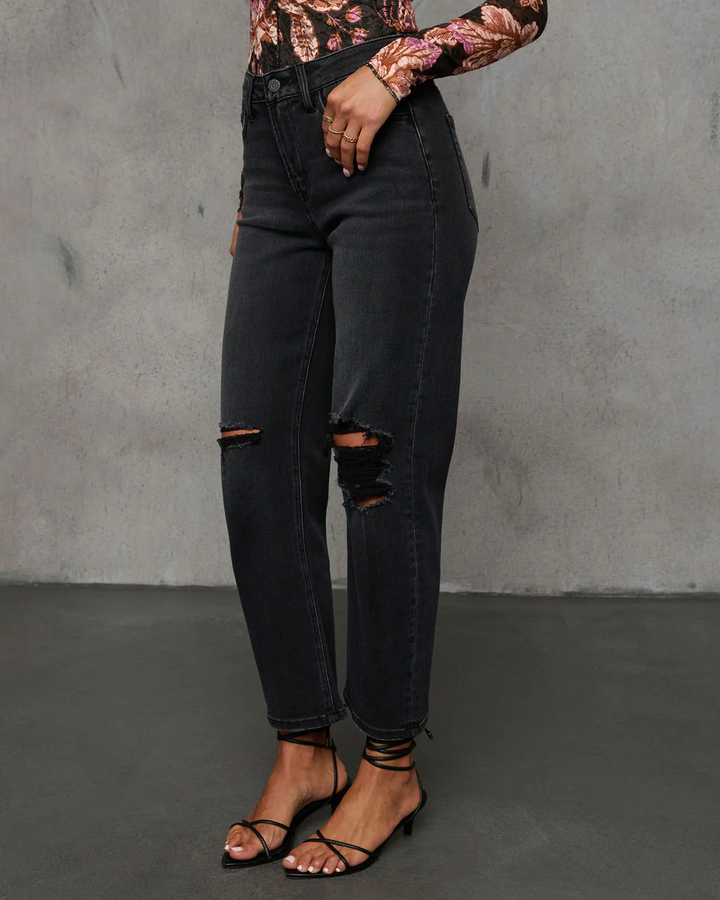 Raylene High Rise Straight Leg Denim