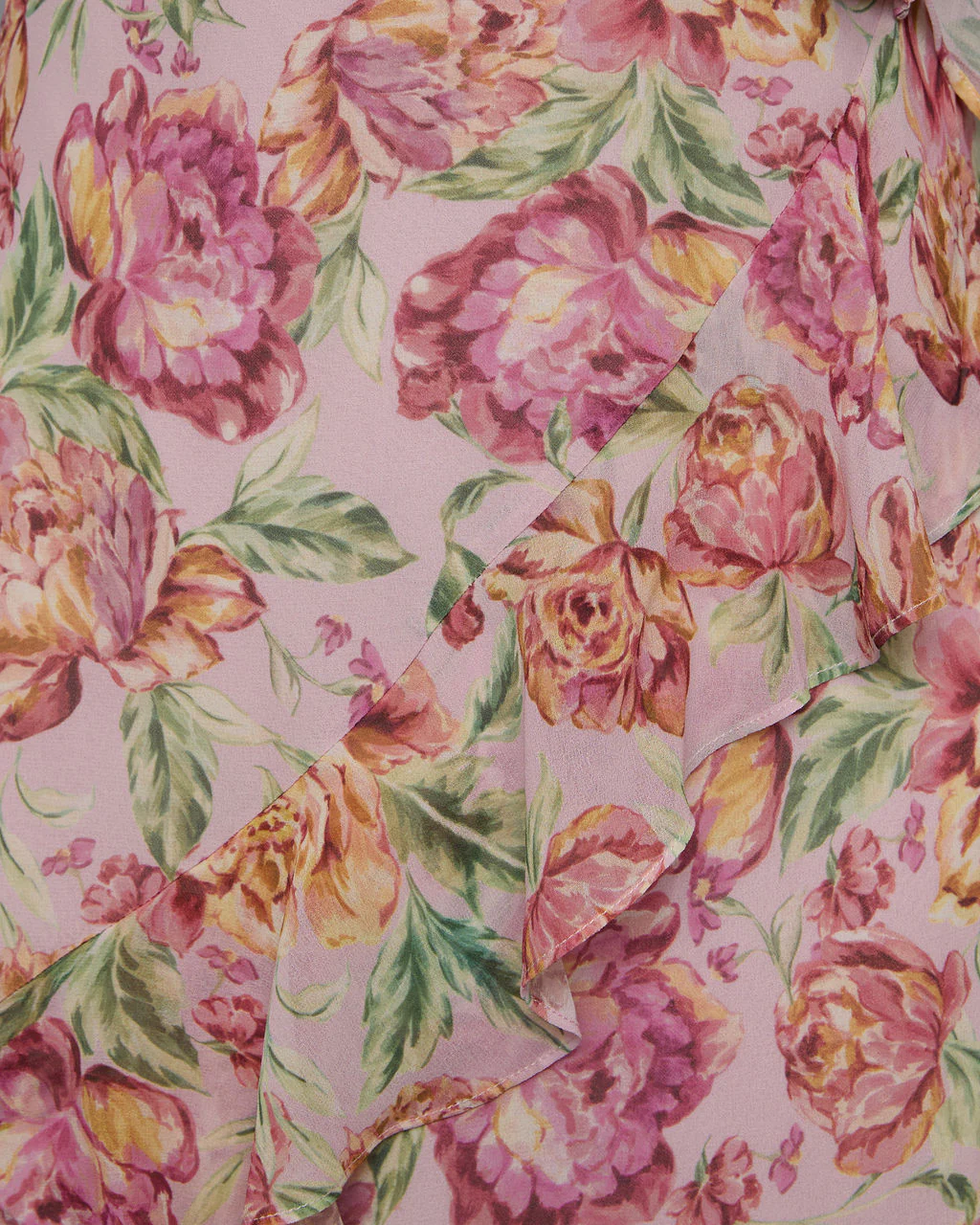 Garden Bliss Floral Tiered Midi Dress