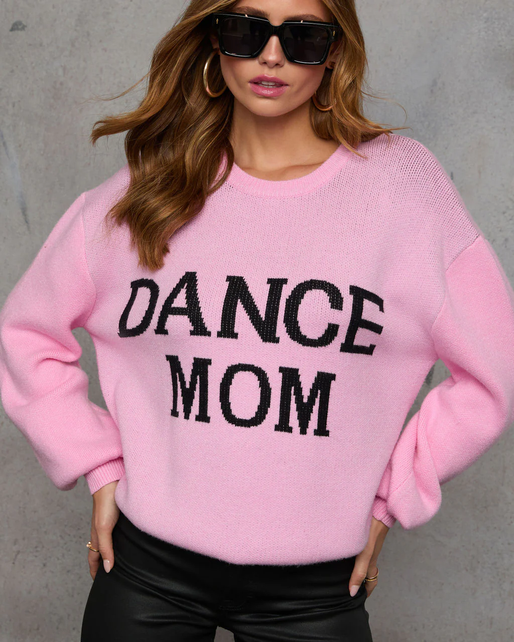 Dance Mom Knit Pullover Sweater
