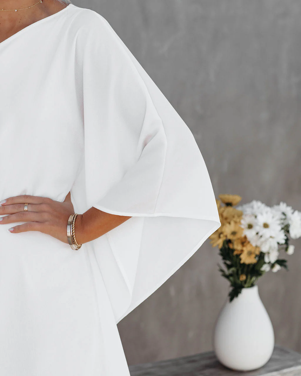 Side To Side One Shoulder Statement Dress