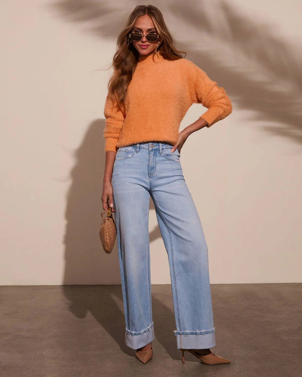 Imily Fuzzy Knit Sweater