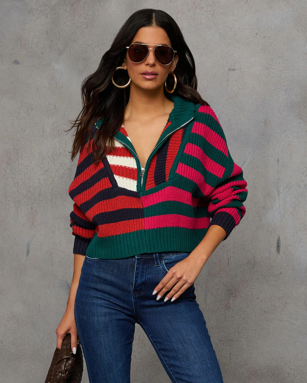 Snuggle Up Quarter Zip Sweater