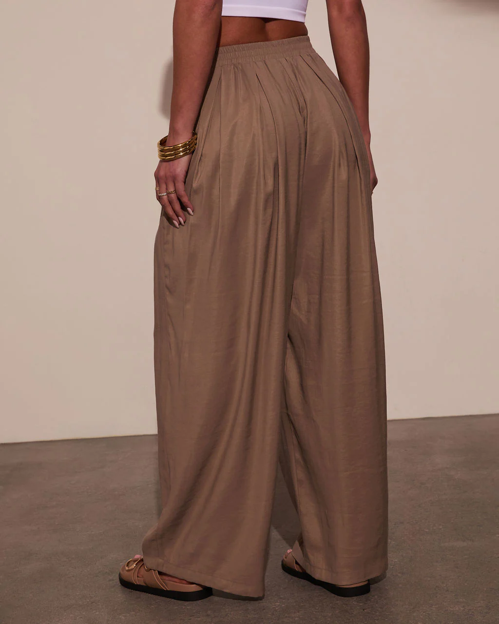 Marlah Pleated Drawstring Pants