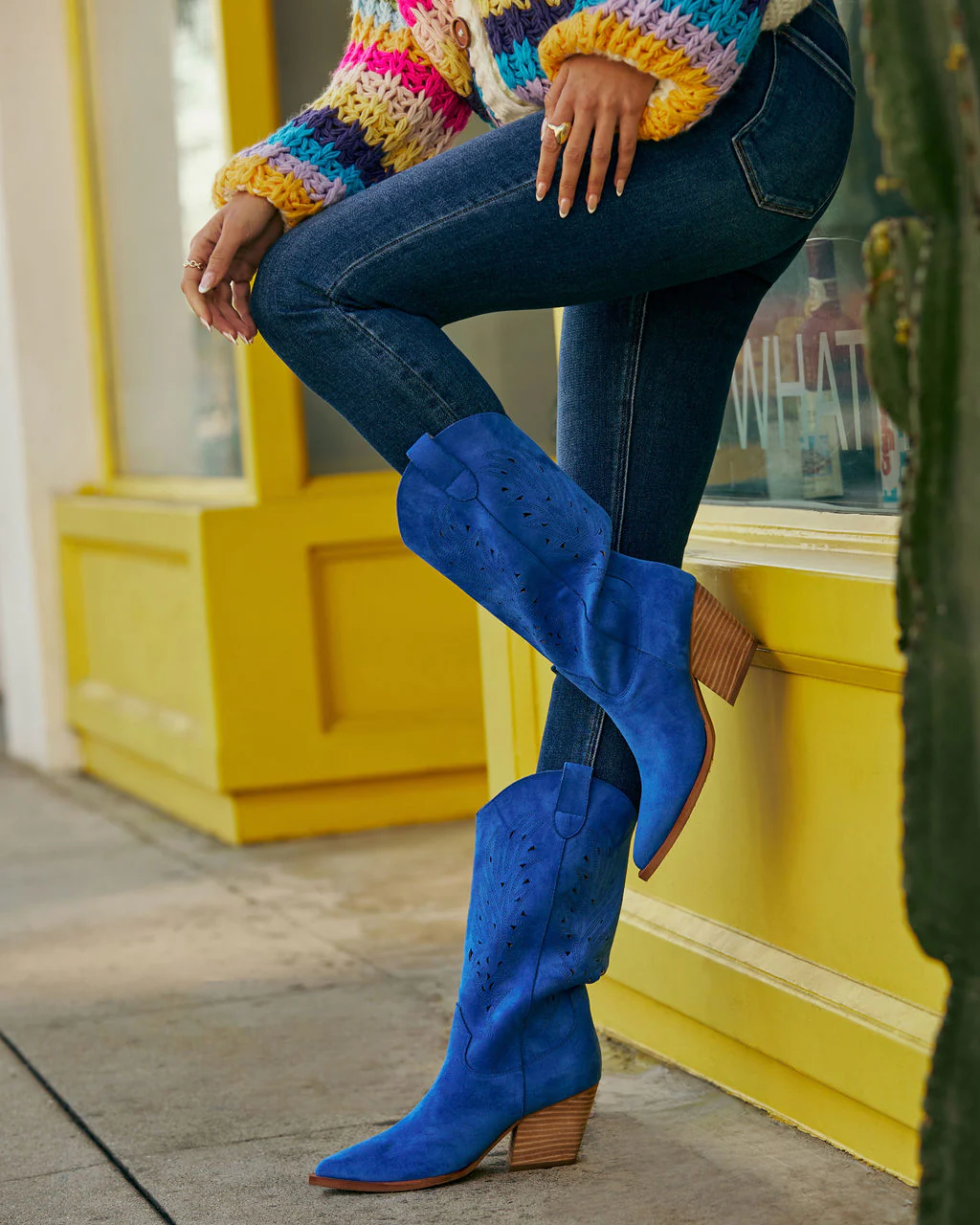 Arnell Laser Cut Western Boot